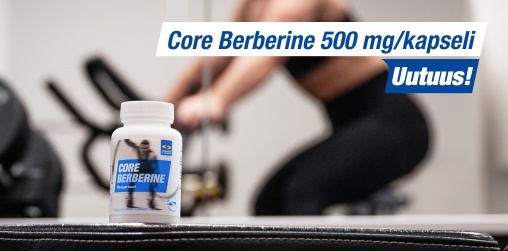 Uutuus! Core Berberine, 500 mg/kapseli